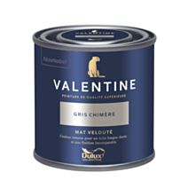 Peinture Valentine Mat Velouté Gris Chimère 0,125L- DULUX VALENTINE