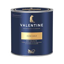 Peinture Valentine Mat Velouté Jaune Idole 0,5L- DULUX VALENTINE