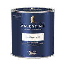 Peinture Valentine Mat Velouté Blanc Taj Mahal 0,5L- DULUX VALENTINE