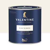 Peinture Valentine Mat Velouté Blanc Taj Mahal 0,5L- DULUX VALENTINE