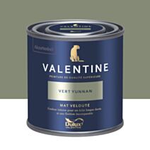 Peinture Valentine Mat Velouté Vert Yunnan 0,125L- DULUX VALENTINE