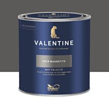 Peinture Valentine Mat Velouté Noir Magnétite 0,5L- DULUX VALENTINE