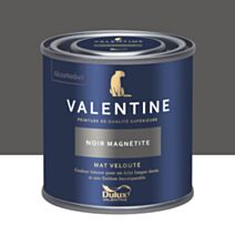Peinture Valentine Mat Velouté Noir Magnétite 0,125L- DULUX VALENTINE