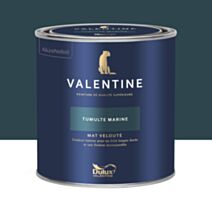 Peinture Valentine Mat Velouté Tumulte Marine 0,5L- DULUX VALENTINE