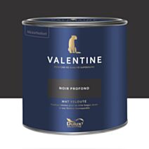 Peinture Valentine Mat Velouté Noir Profond 2L- DULUX VALENTINE