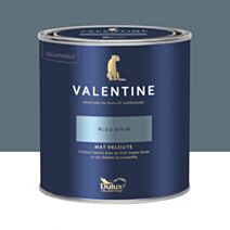 Peinture Valentine Mat Velouté Bleu Divin 0,5L- DULUX VALENTINE