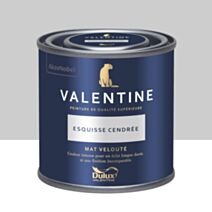 Peinture Valentine Mat Velouté Esquisse Cendrée 0,125L- DULUX VALENTINE