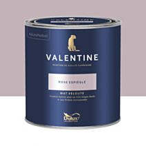 Peinture Valentine Mat Velouté Rose Espiègle 0,5L- DULUX VALENTINE