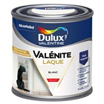 Peinture Boiseries Laque Acrylique Valénite Blanc Brillant 125ml - DULUX VALENTINE