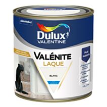 Peinture Boiseries Laque Acrylique Valénite Blanc Mat 0,5L - DULUX VALENTINE