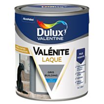 Peinture Boiseries Laque Acrylique Valénite Gris Building Mat 2L - DULUX VALENTINE