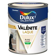 Peinture Boiseries Laque Acrylique Valénite Blanc Cassé Satin 2L - DULUX VALENTINE