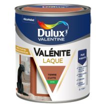 Peinture Boiseries Laque Acrylique Valénite Terre Cuite Satin 2L - DULUX VALENTINE