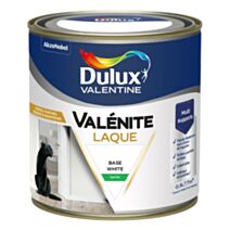 Peinture Boiseries Laque Acrylique Valénite Base White Sat 0,5L - DULUX VALENTINE