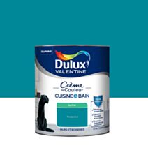 Peinture Crème de Couleur Cuisine et Bain Satin Acapulco 0,75L - DULUX VALENTINE