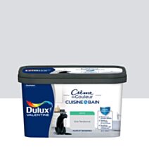 Peinture Crème de Couleur Cuisine et Bain Satin Gris Tendance 2L - DULUX VALENTINE