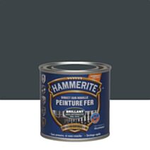 Peinture fer anti-rouille Hammerite brillant gris anthracite 0,25L - HAMMERITE