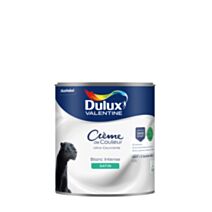 Peinture Crème de Couleur Biosourcé satin Blanc intense 0,5L - DULUX VALENTINE