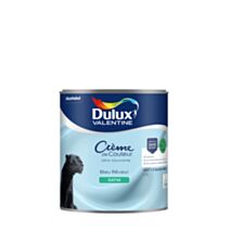 Peinture Crème de Couleur Biosourcé satin Bleu rêveur 0,5L - DULUX VALENTINE