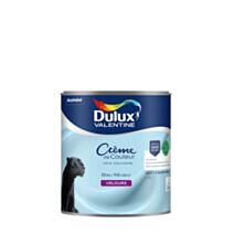 Peinture Crème de Couleur Biosourcé - Bleu Rêveur - Velours - 0,5L - DULUX VALENTINE