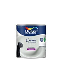 Peinture Crème de Couleur Biosourcé - Gris Perle - Velours - 0,5L - DULUX VALENTINE