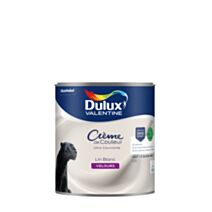 Peinture Crème de Couleur Biosourcé velours Lin blanc 0,5L - DULUX VALENTINE