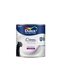Peinture Crème de Couleur Biosourcé velours Matin blanc 0,5L - DULUX VALENTINE