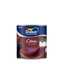 Peinture Crème de Couleur Biosourcé velours Rouge bordeaux 0,5L - DULUX VALENTINE