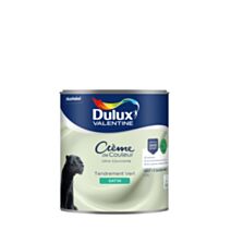 Peinture Crème de Couleur Biosourcé satin Tendrement vert 0,5L - DULUX VALENTINE