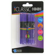 2 bâtons de colle colorés 10gr - ULMANN