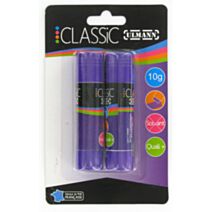 2 bâtons de colle colorés 10gr - ULMANN