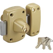 Verrou Cyclop à cylindre double 40mm 3 clés - VACHETTE