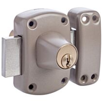 Verrou Pluton à bouton cylindre double 45mm 3 clés