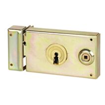 Serrure de grille horizontale gauche 2 clés