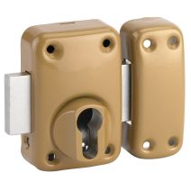 Boîtier de verrou pour cylindre profilé époxy bronze - THIRARD