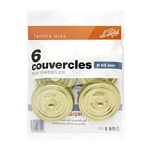 6 Bouchons Familia Wiss Ø82mm - LE PARFAIT