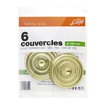 6 Bouchons Familia Wiss Ø100mm - LE PARFAIT