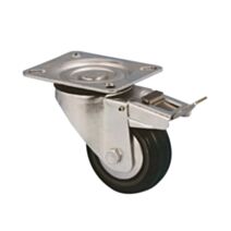roulette pivotante ø 80 à frein - CAUJOLLE