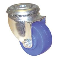 roulette pivotante ø30 bleue - CAUJOLLE