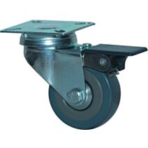 roulette pivotante à platine ø 50 à frein - CAUJOLLE