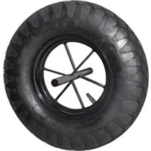 Roue de brouette gonflable ø 400 axe 20 - CAUJOLLE