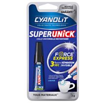 Colle Extra Forte Super Unick Express Liquide 3gr - CYANOLIT