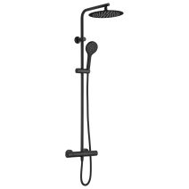 Combidouche Thermostatique Noir ROUSSEAU