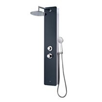 COLONNE DE DOUCHE AVEC ROBINETTERIE ERIS GRIS ANTHRACITE - ROUSSEAU