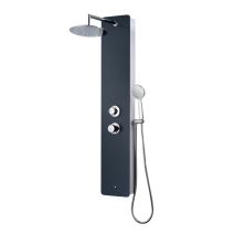 COLONNE DE DOUCHE AVEC ROBINETTERIE ERIS GRIS ANTHRACITE - ROUSSEAU