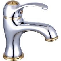 Mitigeur lavabo glenan chrome-or