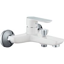 Mitigeur bain/douche milk chrome blanc