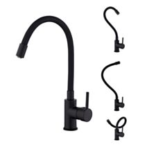 Mitigeur évier ilo mémoire de forme noir