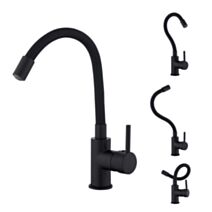 Mitigeur lavabo ilo mémoire de forme noir