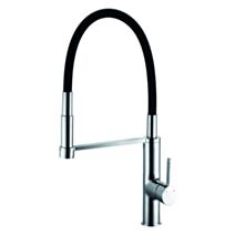 Mitigeur évier suria haut chrome noir